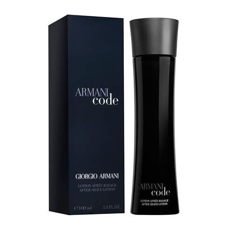 armani code aftershave for men.